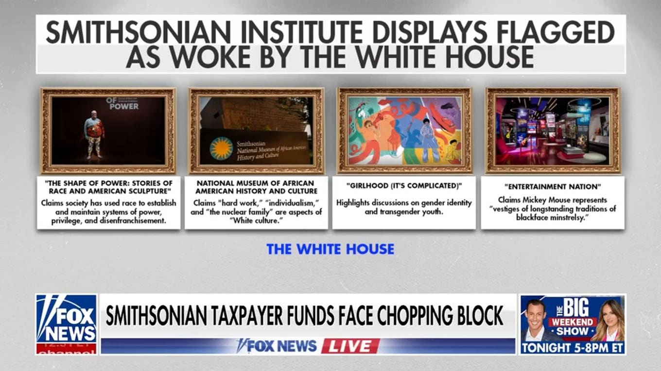 Smithsonian funding threatened by House GOP over ‘woke’ exhibits