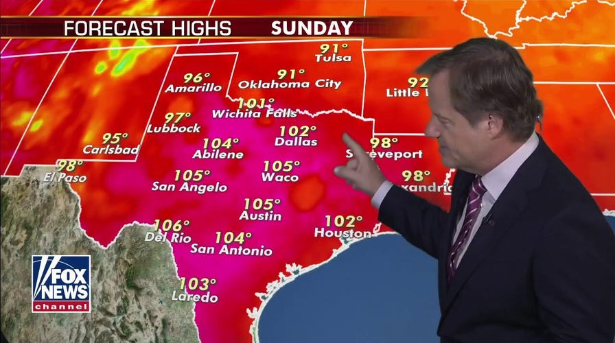 National forecast for Sunday, August 16