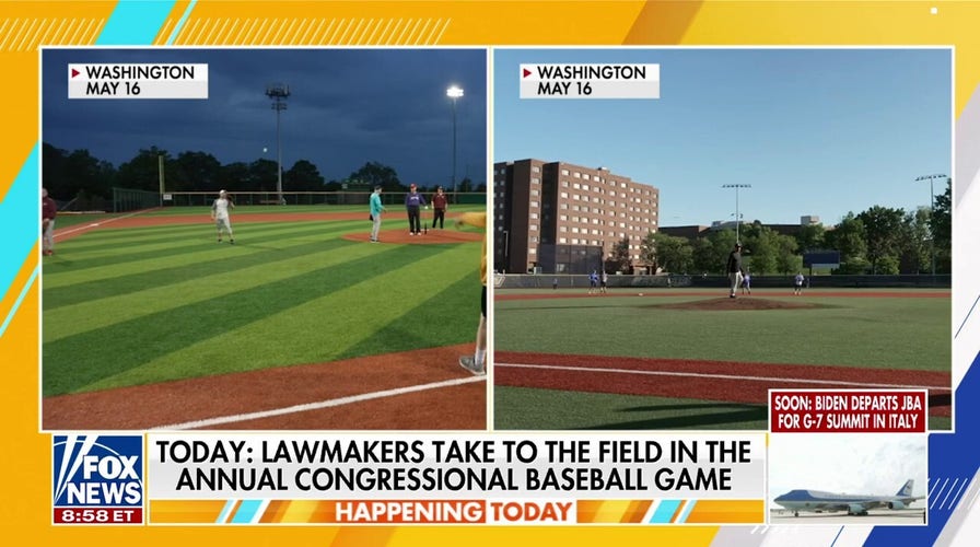 Lawmakers prepare to take the field for annual congressional baseball game