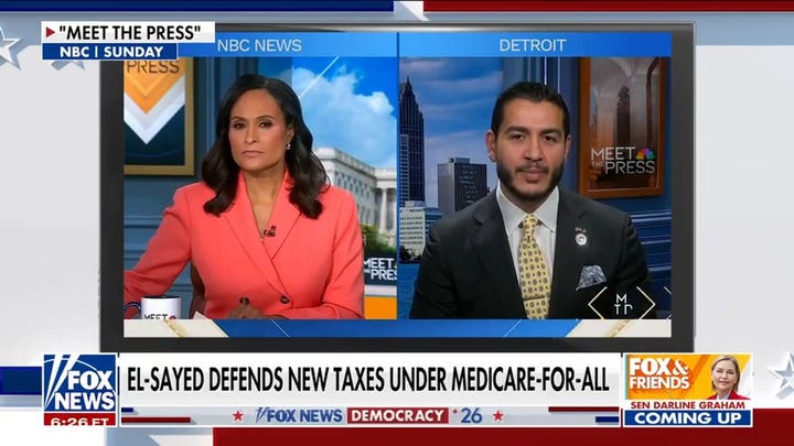 El-Sayed DEFENDS higher taxes under Medicare-for-all