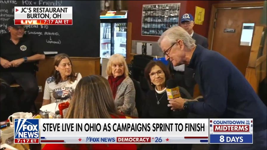 Steve Doocy visits Ohio restaurant to hear from midterm voters
