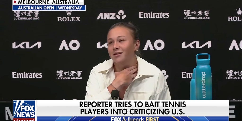 American tennis stars shut down reporter's cynical question about US