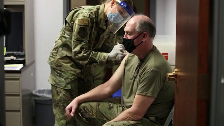 Biden in favor of requiring all military members to be vaccinated