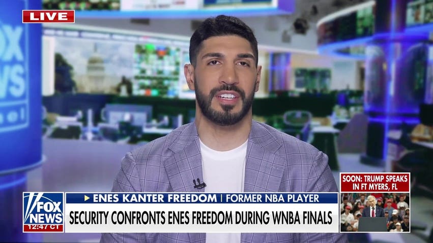 Enes Kanter Freedom says he was treated like a ‘criminal’ at WNBA game