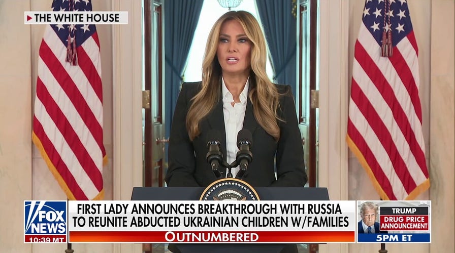 First lady announces several Ukrainian children being returned from Putin