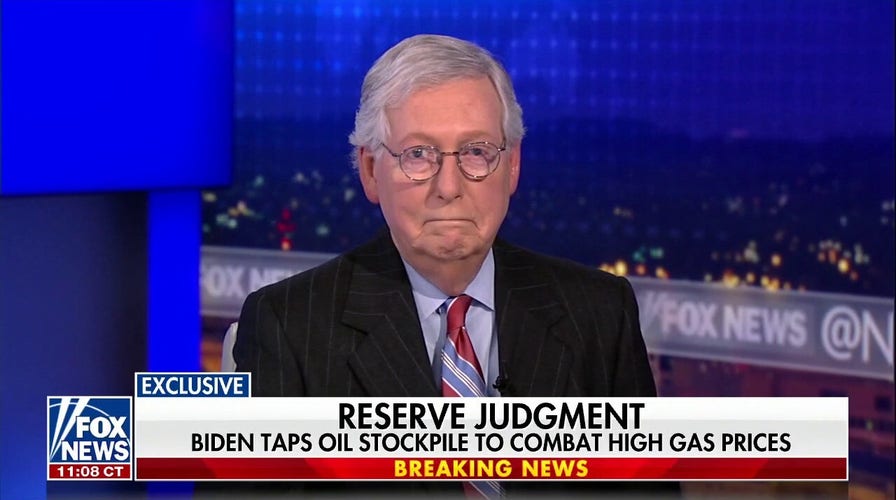 McConnell criticizes Biden's plan to lower gas prices: 'Almost no impact'