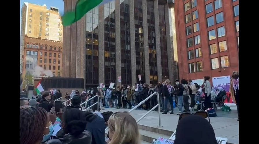 NYU protesters denounce police