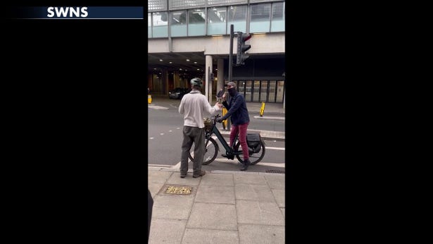 Benedict Cumberbatch gets into biking altercation in London