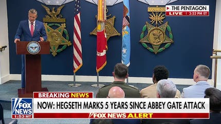 War Secretary Hegseth honors US marines who jumped into action during Abbey Gate attack