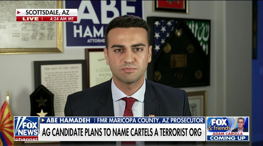 Arizona AG candidate vows to declare cartels a terrorist organization as border crossings shatter record