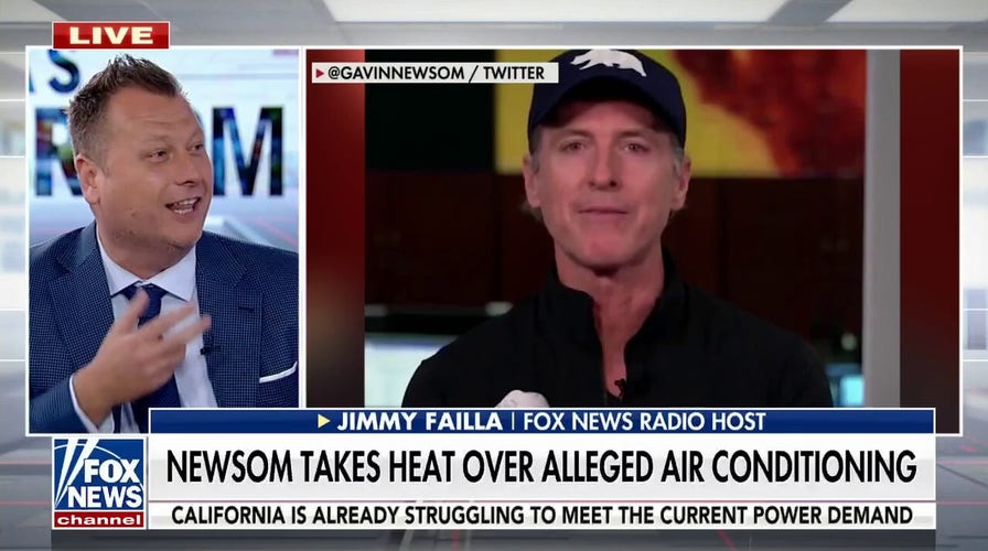 Jimmy Join's 'America's Newsroom' To Discuss Gavin Newsom's AC Hypocrisy