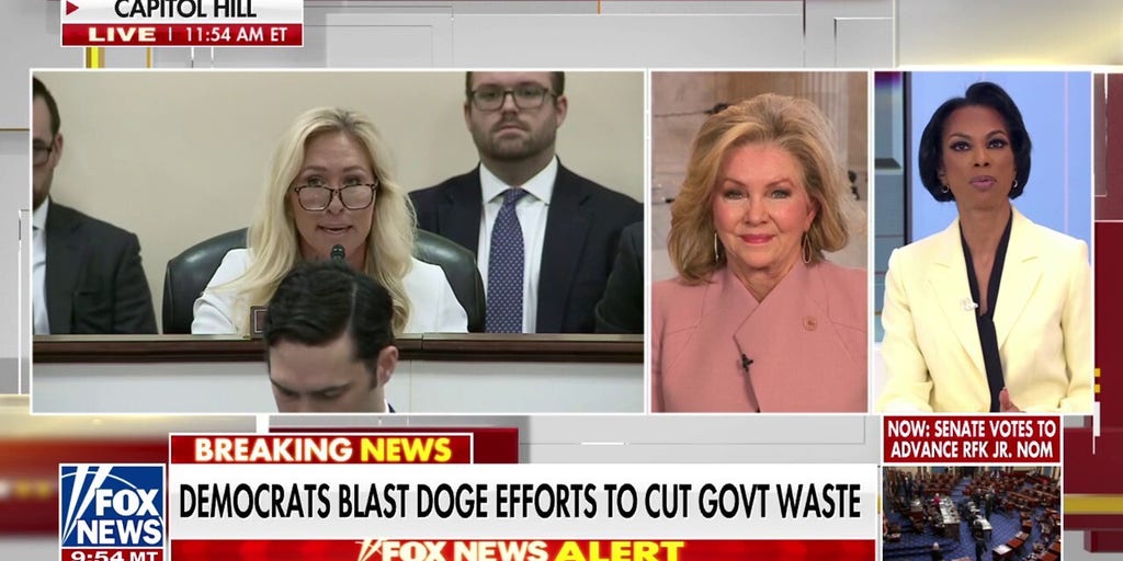 Sen. Blackburn says Dems are 'losing it' over DOGE waste cuts