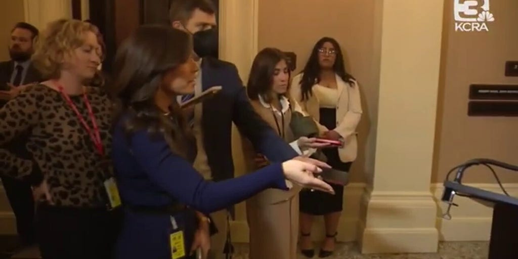 'Is now the right time ... to fight Donald Trump?': CA House speaker dodges fiery questioning from reporter