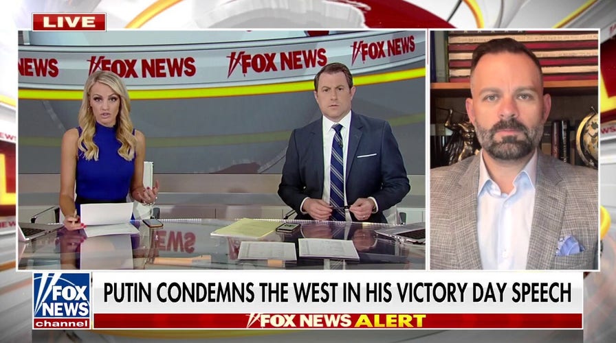 Putin blames the West in Victory Day speech as assault on Ukraine continues