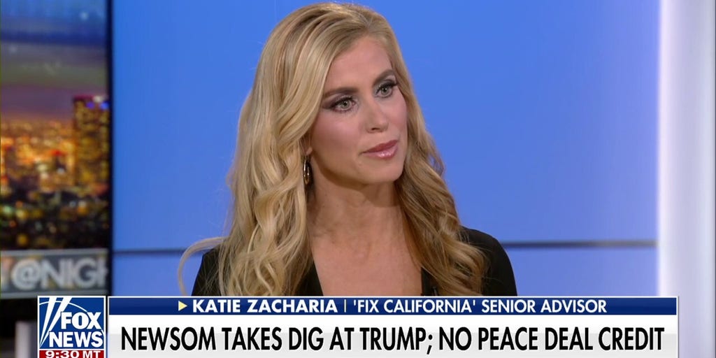 Katie Zacharia: Gavin Newsom is ‘not serious about politics or peace’