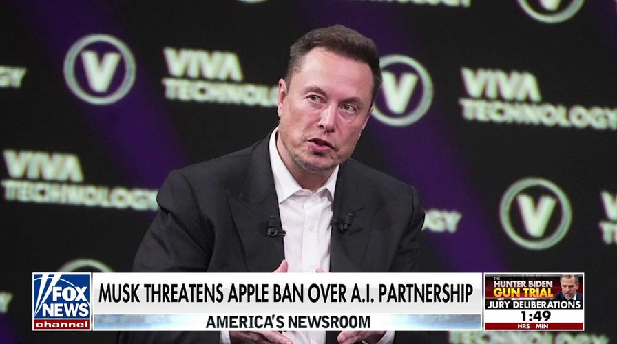 Elon Musk threatens Apple ban over AI partnership