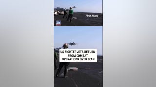 SEE IT: Fighter jets return from combat operations over Iran