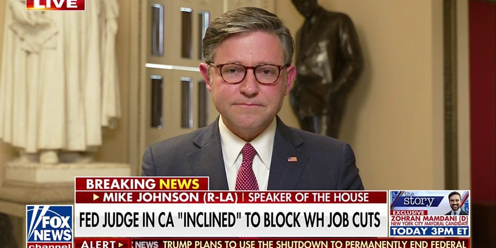 Speaker Johnson blames Schumer’s ‘antics’ for prolonging the government shutdown
