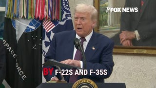 Trump shows off ‘brand new’ B-2 bomber model while touting 'flawless' mission in Iran