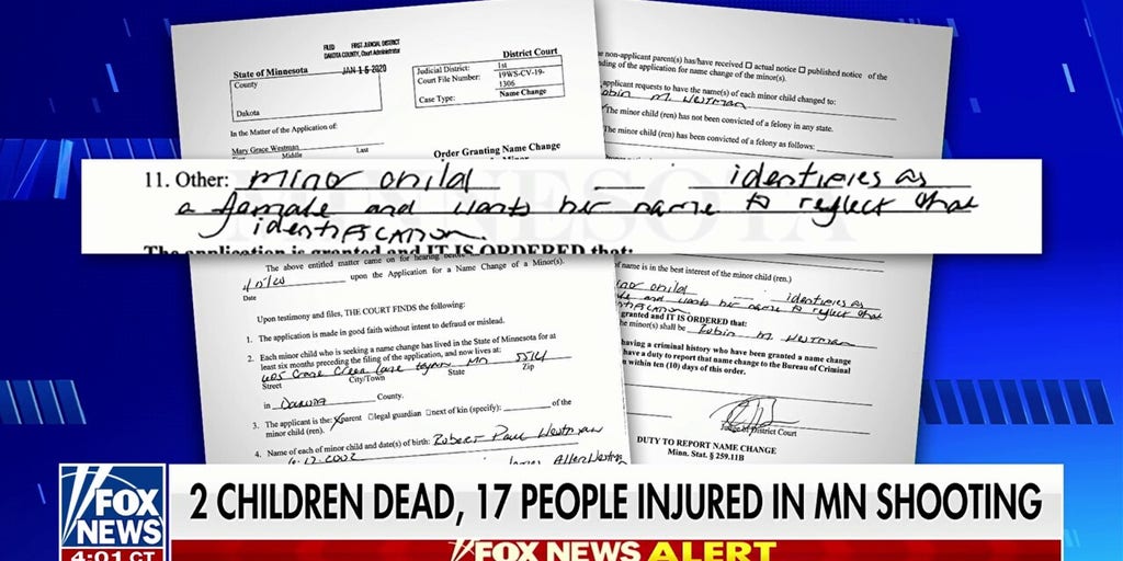 Minneapolis church shooter had an official name change