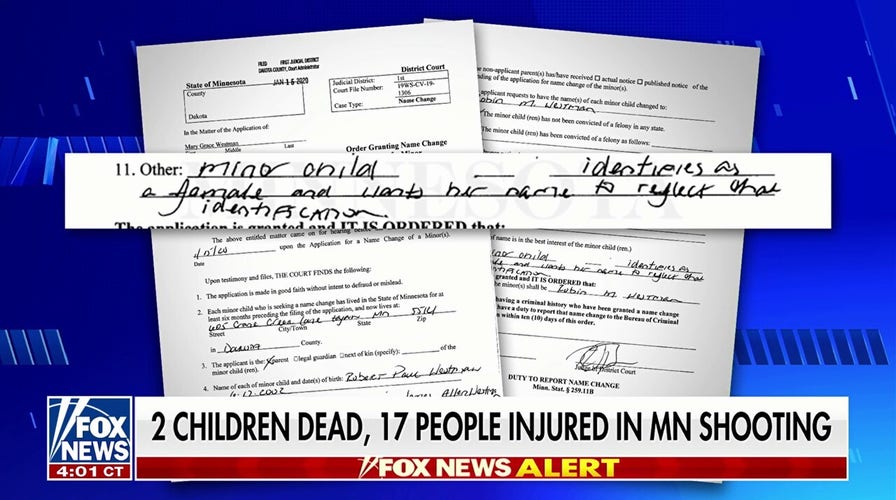 Minneapolis church shooter had an official name change
