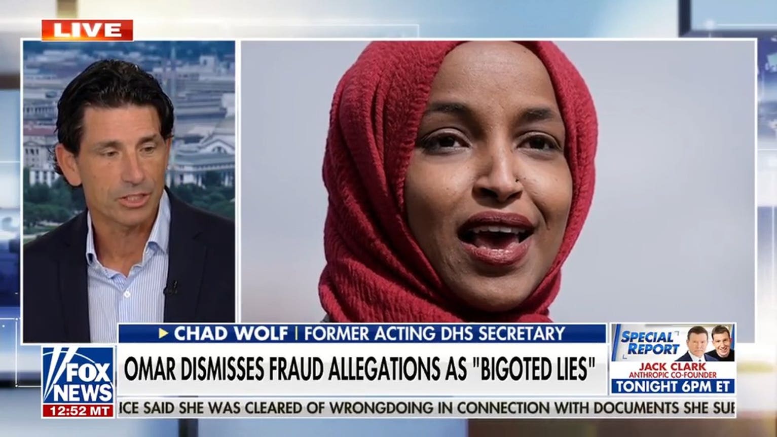 Tom Homan confirms investigation involving Rep. Ilhan Omar