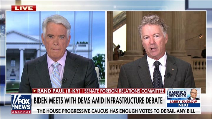 Rand Paul: Infrastructure package will 'squeeze' as much money as possible from 'ordinary people' 
