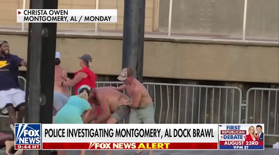 Alabama police give update on wild dock brawl