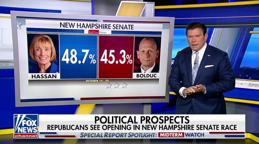 Bret Baier: New Hampshire midterm race closer than anyone thought