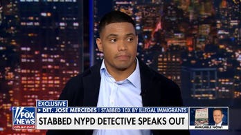 NYPD detective speaks out after being stabbed 10 times by illegal immigrants