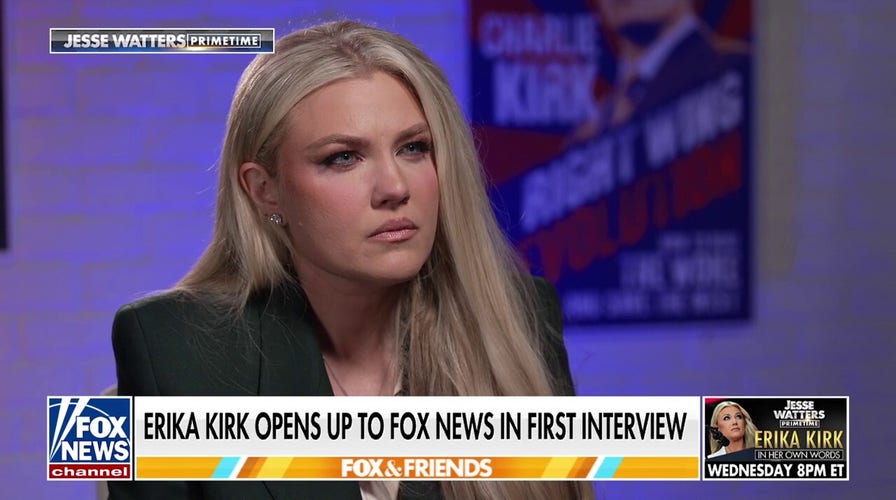 Erika Kirk sits down with Fox News in emotional tell-all interview
