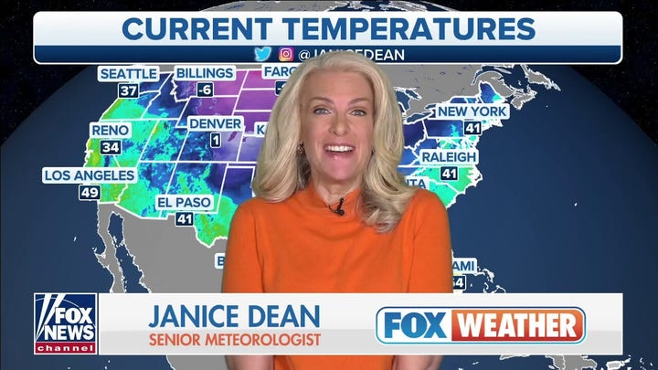 National weather forecast for January 6