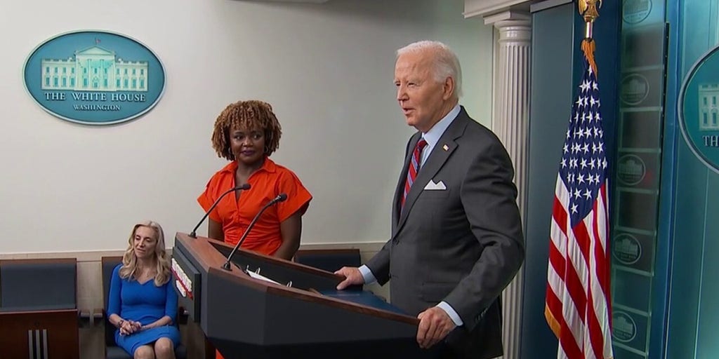 Biden faces reporters in briefing room for first time in final months of presidency
