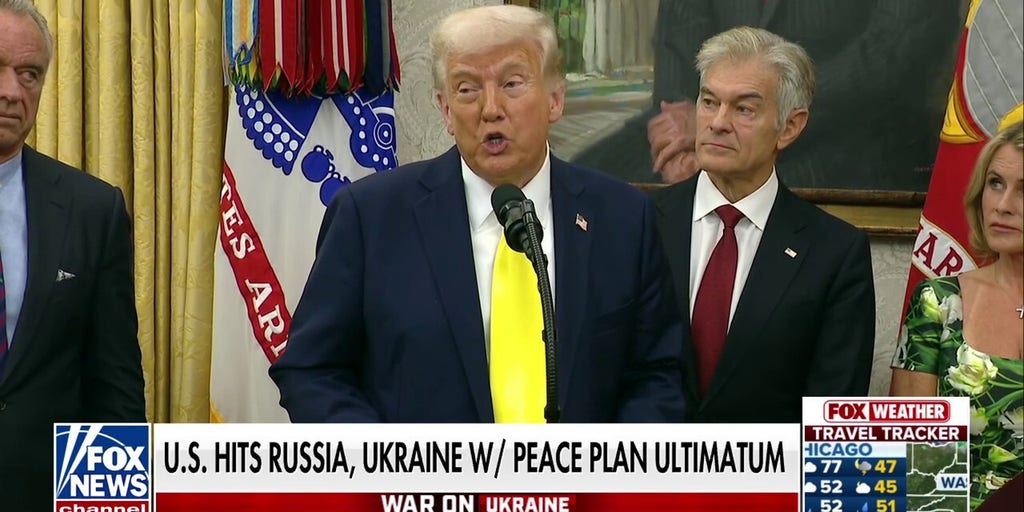 President Trump hits Russia and Ukraine with an ultimatum amid peace talks