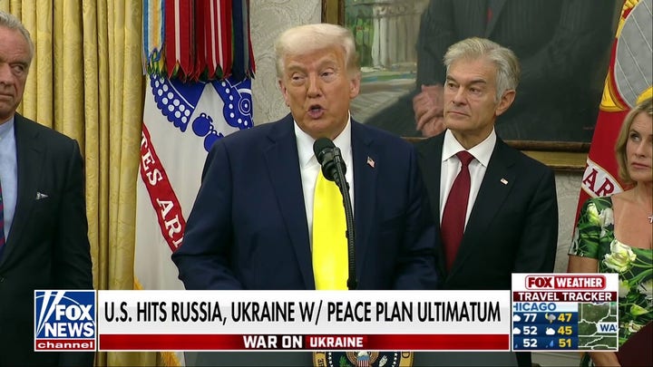  President Trump hits Russia and Ukraine with an ultimatum amid peace talks