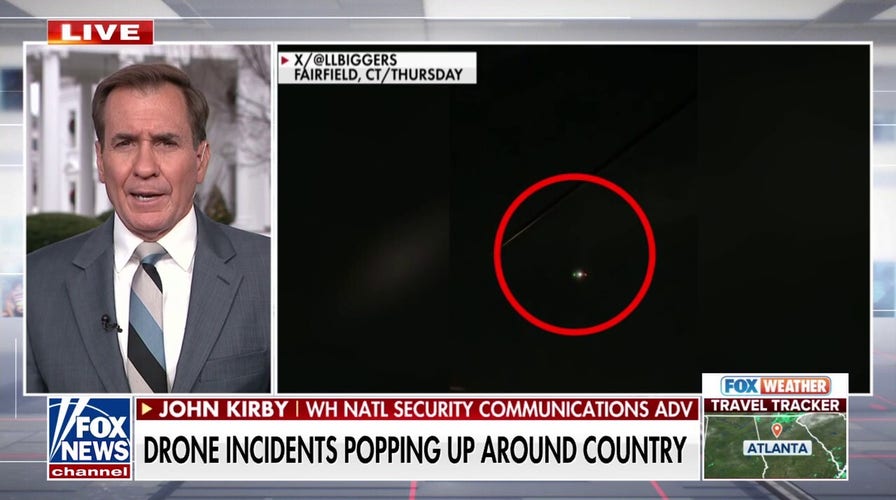 Alleged drone sightings are ‘lawful, legal’ activity, says White House spokesperson