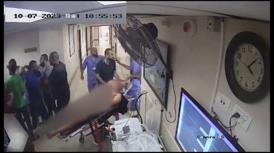 IDF releases video showing hostages taken to Al-Shifa Hospital on Oct. 7