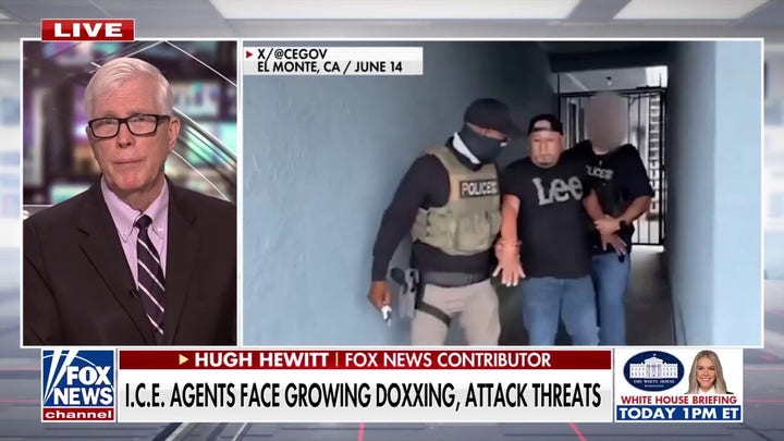 Hugh Hewitt warns against doxing threats targeting ICE agents: ‘Extraordinary risk’