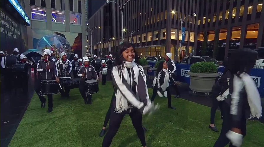 Brooklyn United Drumline performs live from FOX Square