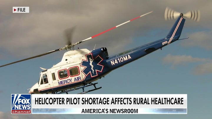 Emergency helicopter pilot shortage impacting rural health care 