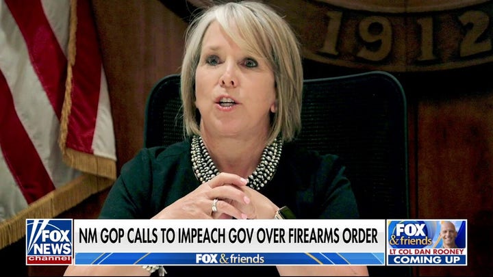 New Mexico governor accused of being 'unfit for office' over firearms order