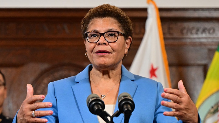 WATCH LIVE: LA's embattled Dem mayor faces raging wildfires and a rising death toll