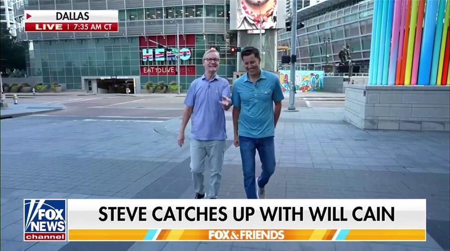 Will Cain catches up with Steve Doocy on his 'Morning Walk'