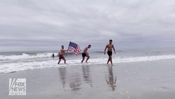 Polar plungers share benefits of taking weekly dip in Atlantic Ocean