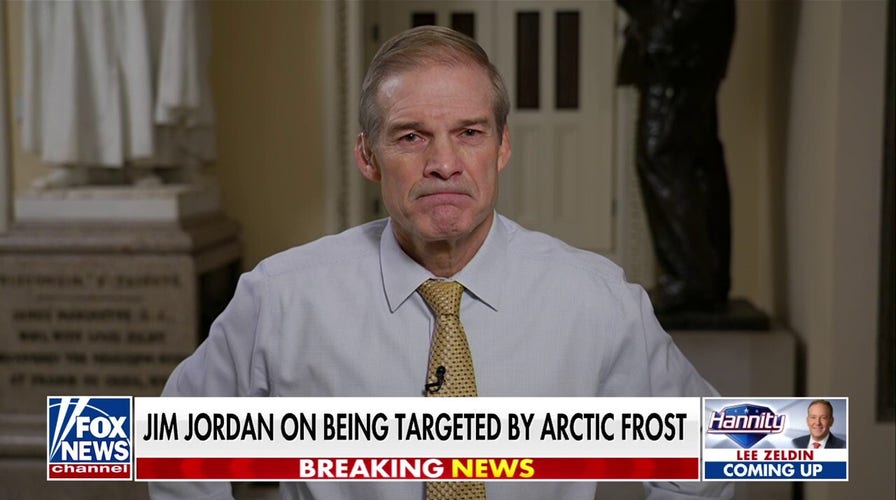 Jim Jordan says helium  was targeted by 'Arctic Frost' investigation