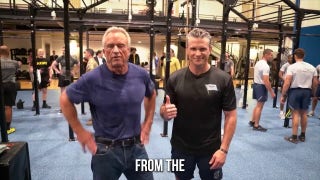 RFK Jr., Hegseth compete in workout challenge