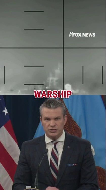 US submarine sinks Iranian warship by torpedo