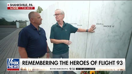Brother honors Flight 93 hero 25 years after the September 11 attacks