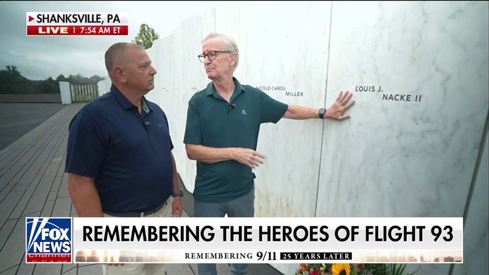 Brother honors Flight 93 hero 25 years after the September 11 attacks