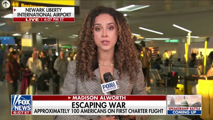 100 Americans on first charter flight from Israel